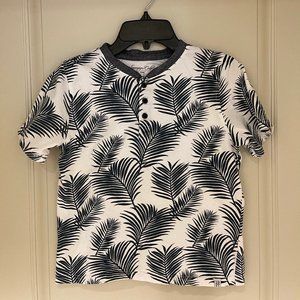 Cotton T-Shirt, Tropical Print